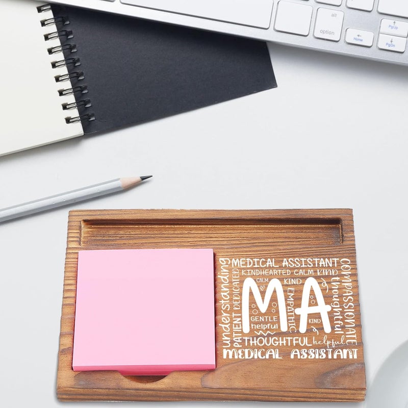 EFFJNSG Medical Assistant Appreciation Gifts Inspirational Quote Healthcare Worker Medical Student Graduation Nursing Nurse Week Thank You Gift MA Desk Self Stick Note Pad Holders EDP212 - Image 2